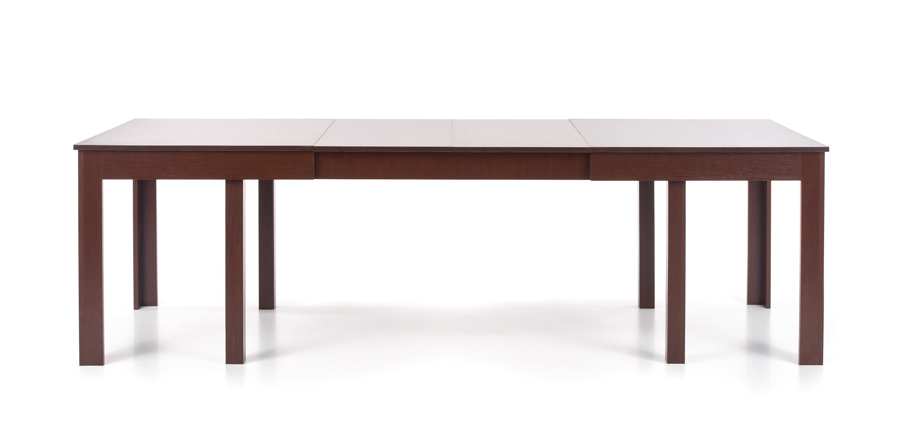 SEWERYN 160/300 cm stół kolor ciemny orzech (160-300x90x76 cm)