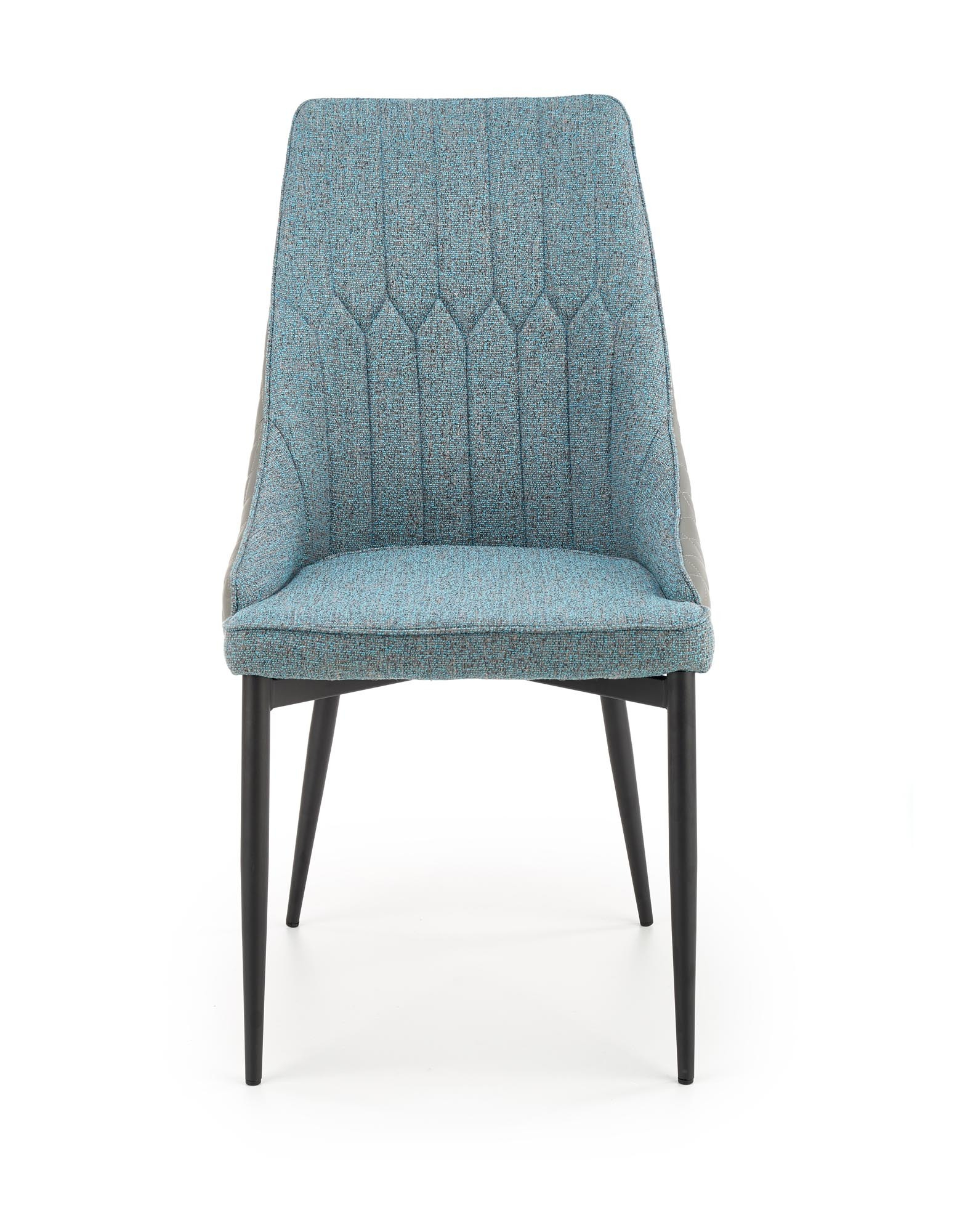 K448 krzesło, kolor: jasny popielaty - niebieski