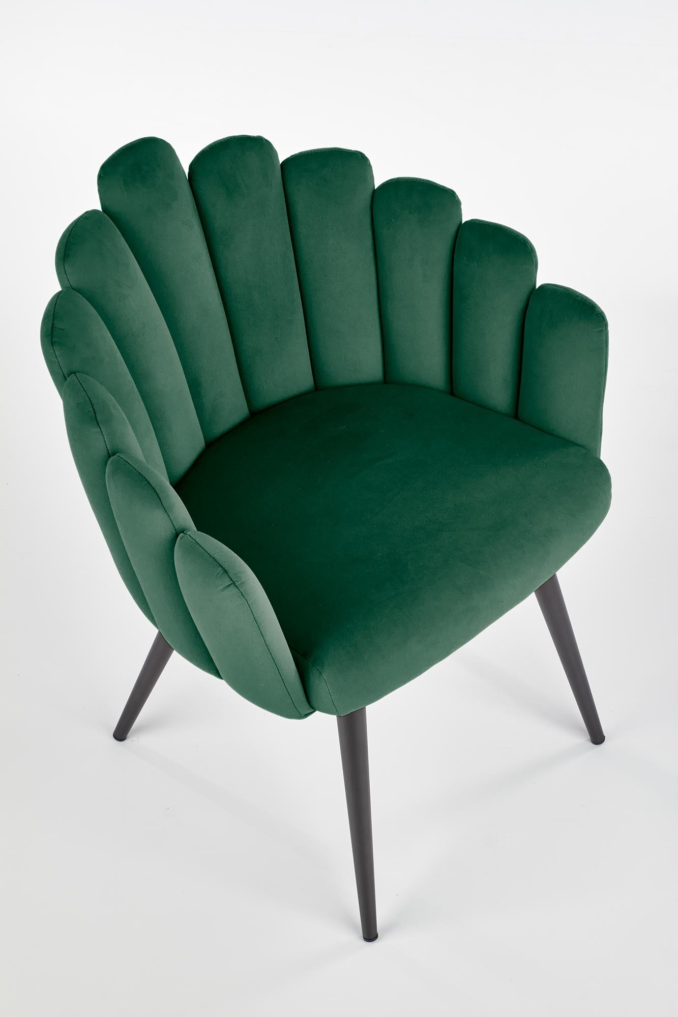 K410 krzesło popielaty velvet (1p=1szt)