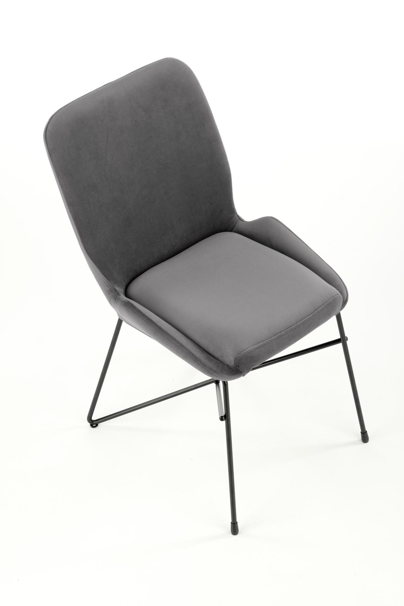 K454 krzesło, kolor: popielaty