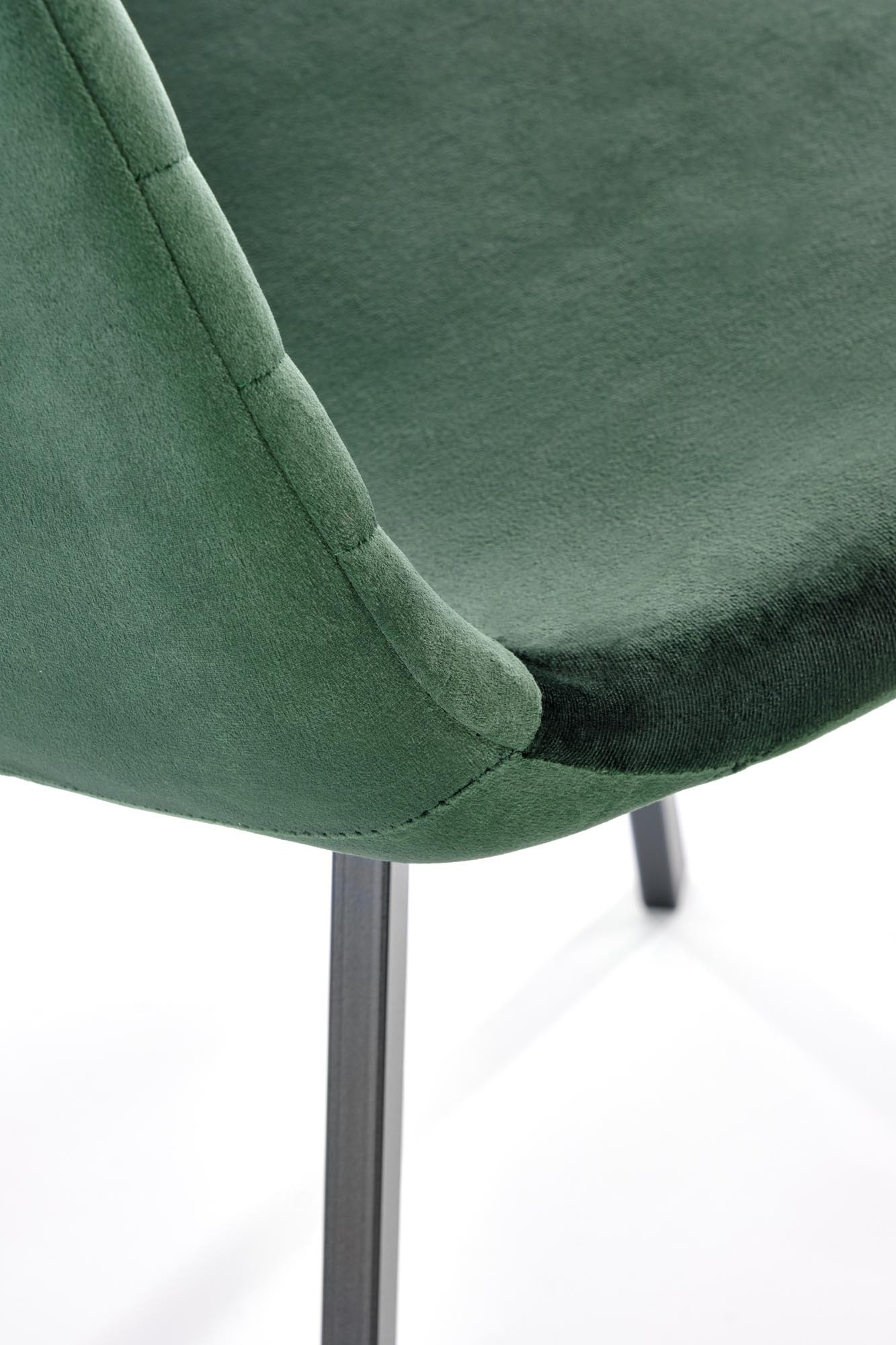 K462 krzesło ciemny zielony