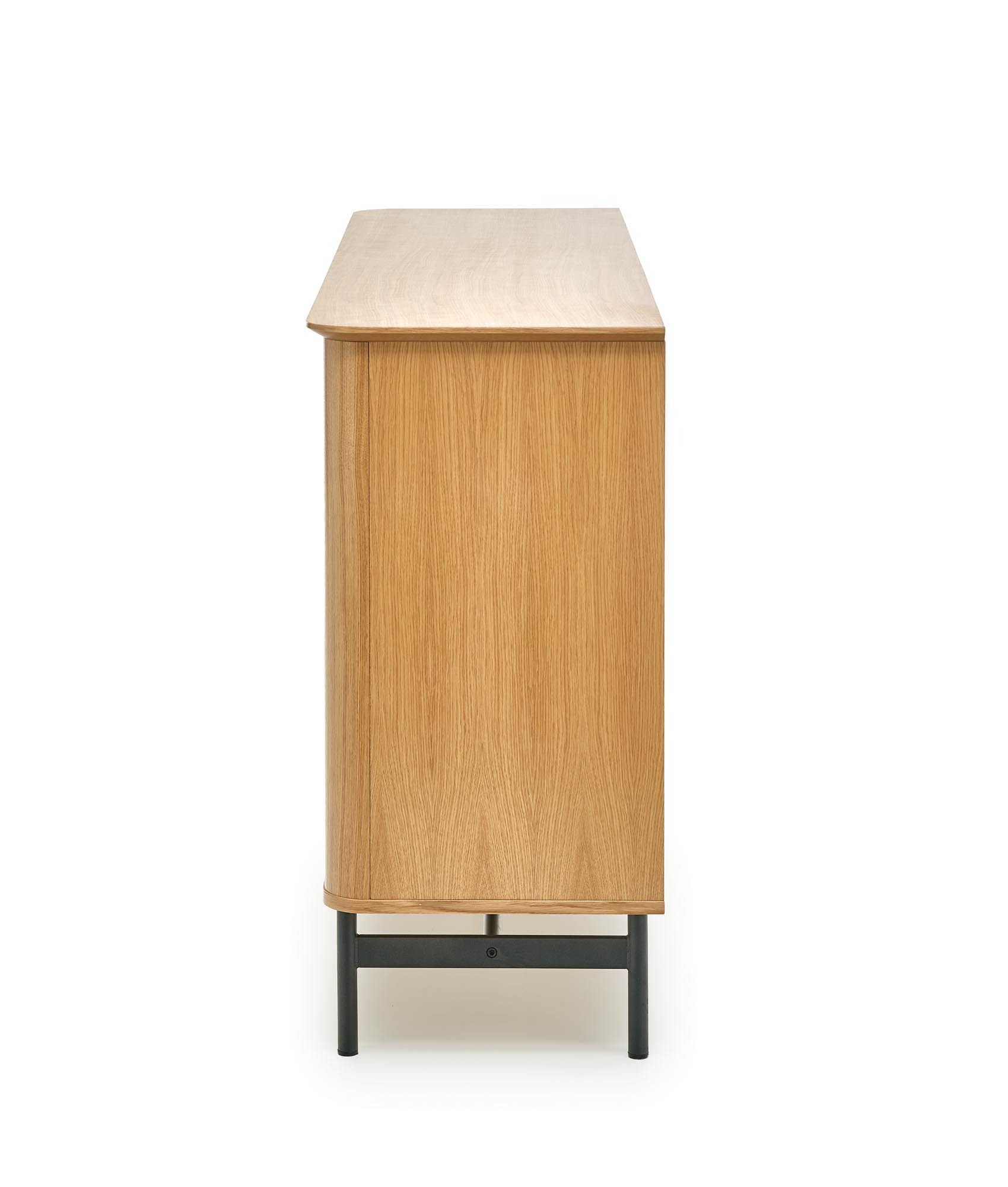 SMART komoda KM-1 dąb naturalny/czarny
