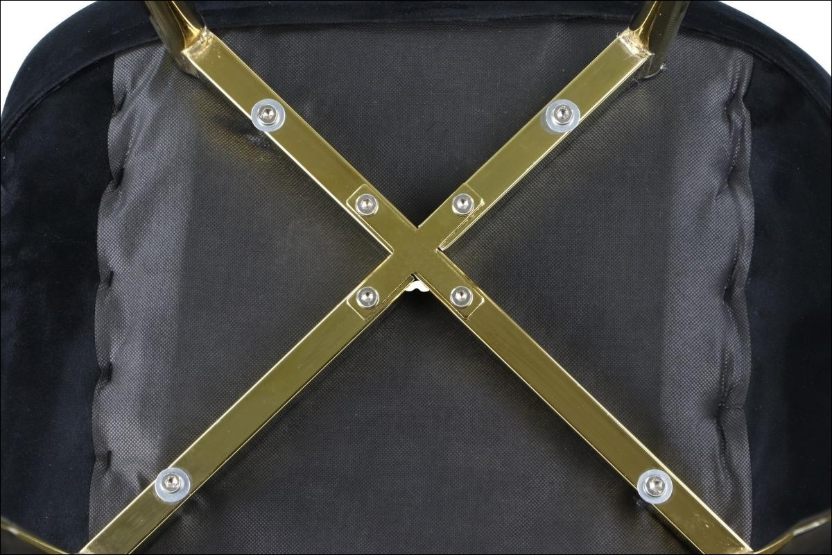 Krzesło CN-6020 jasny szary stelaż złoty