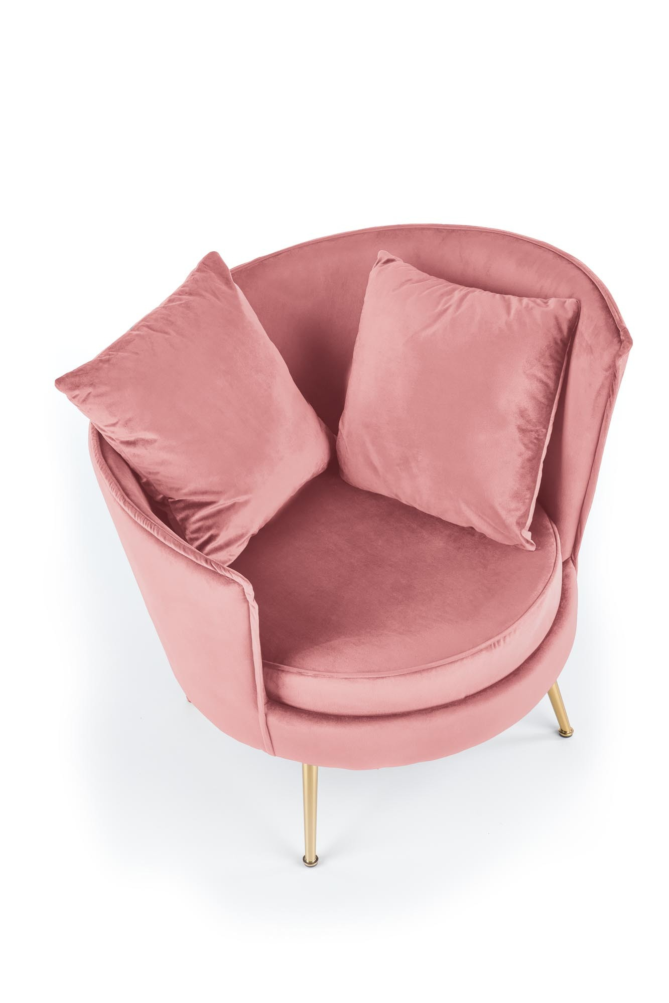 ALMOND fotel wypoczynkowy różowy