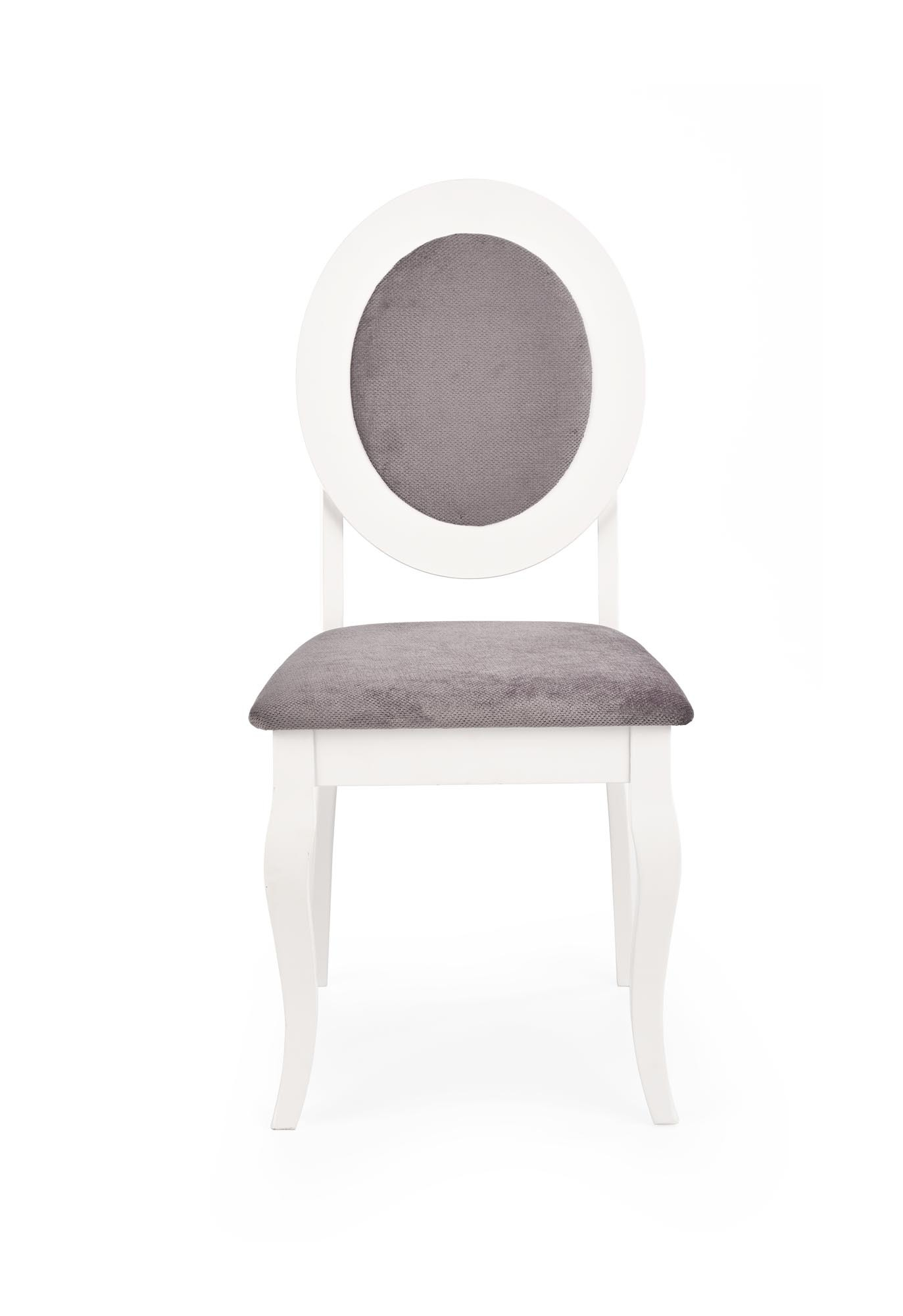 BAROCK krzesło biały / popielaty (1=2szt)