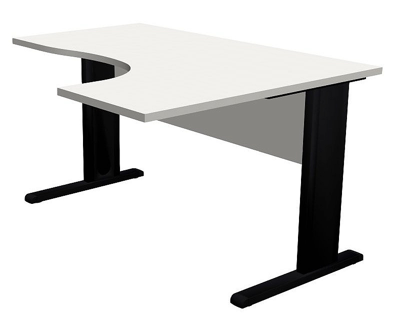 Biurko PB56PM stelaż metalowym 160/60x110x75h