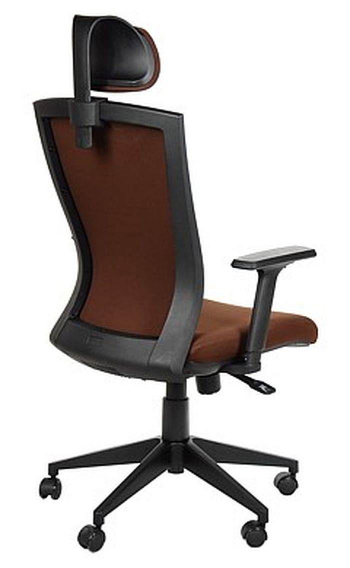 Fotel Biurowy Obrotowy HG0004F brąz