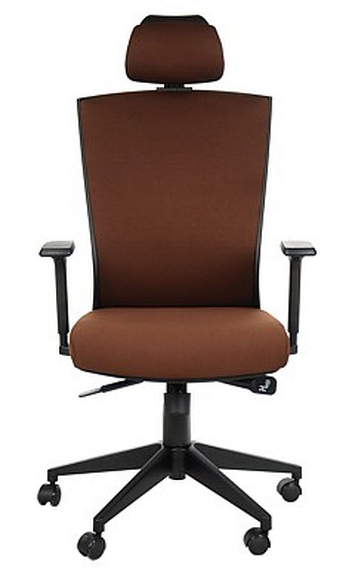 Fotel Biurowy Obrotowy HG0004F brąz