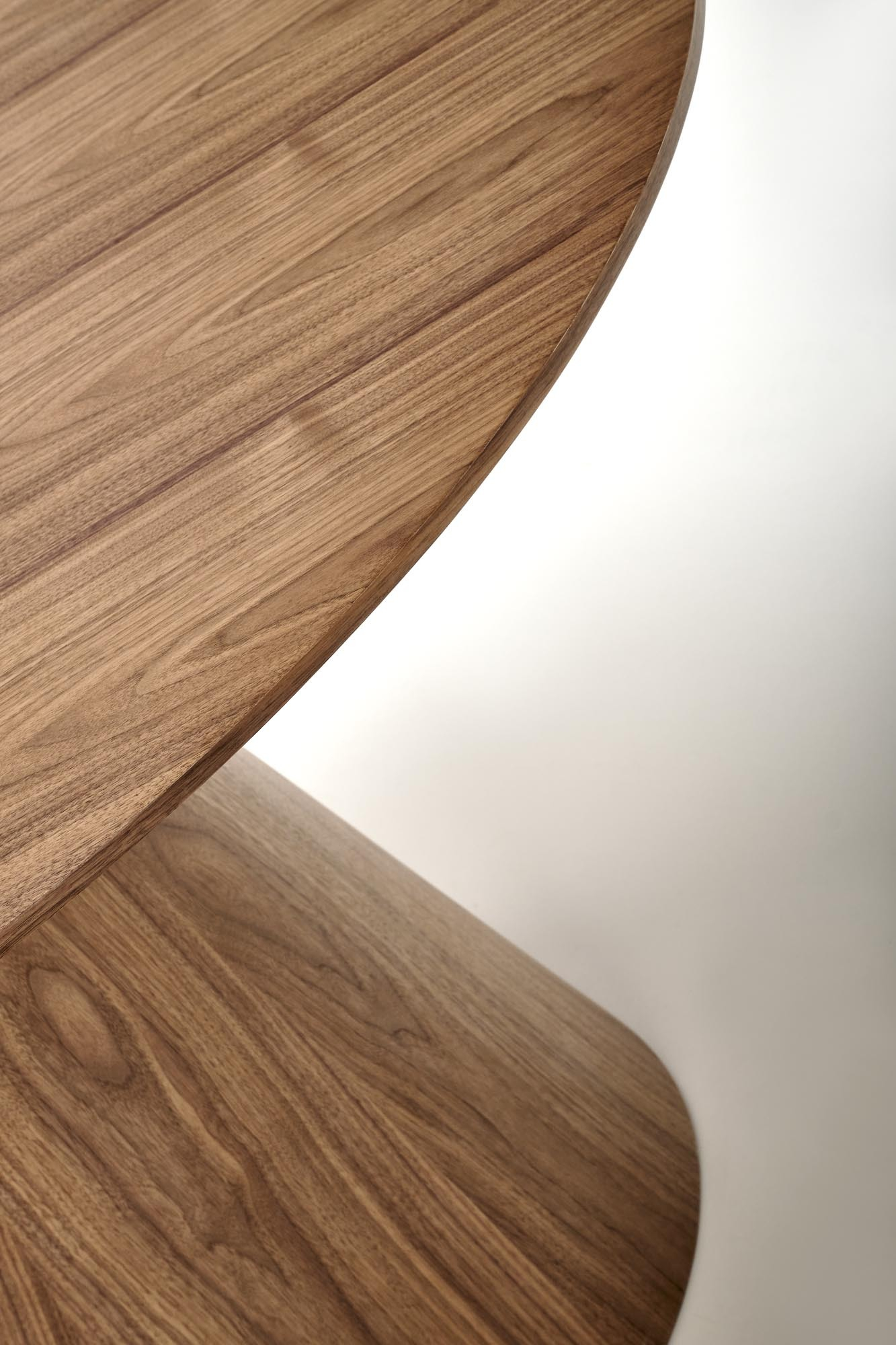 HENDERSON stół okrągły fi 136/78 cm, orzechowy