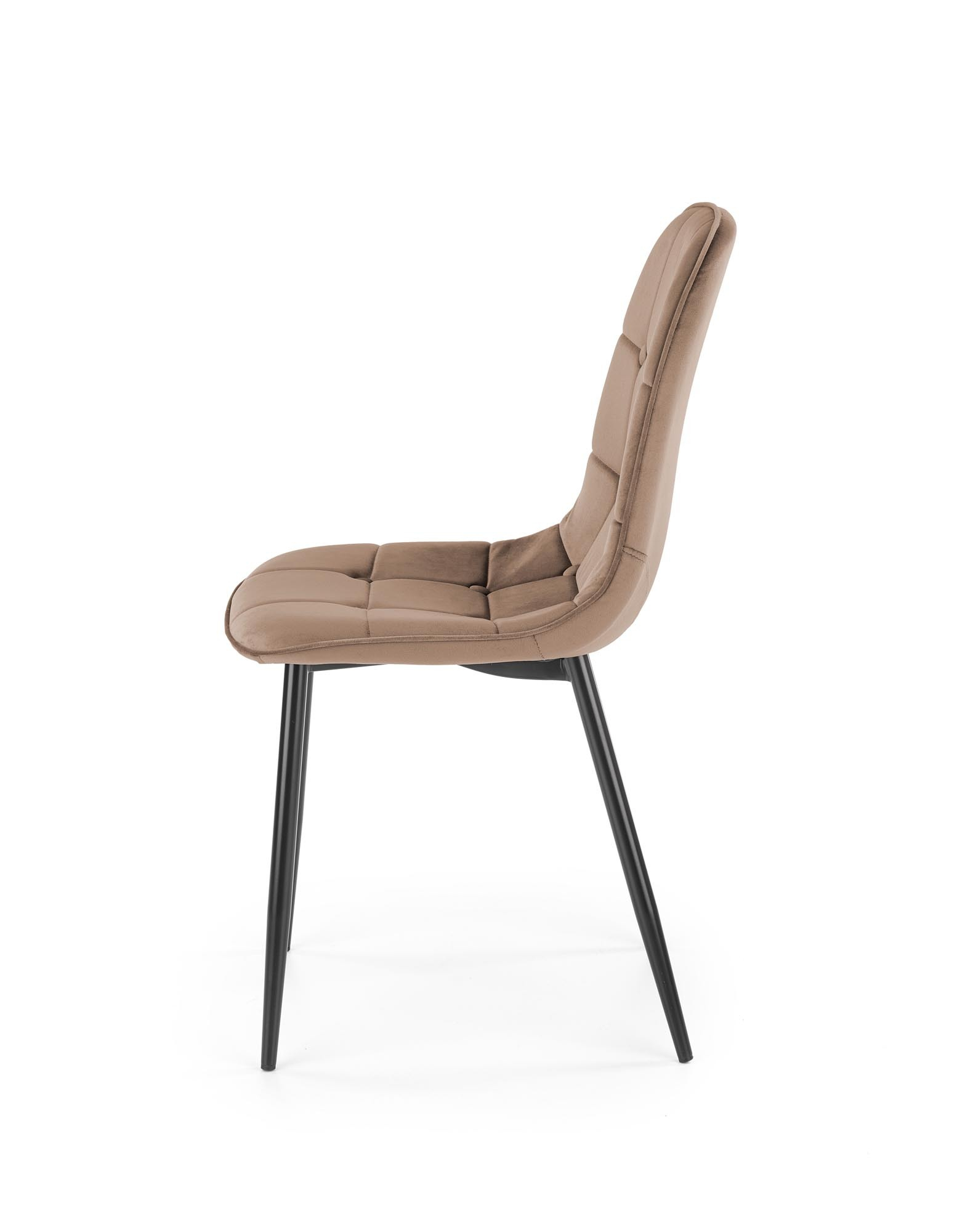 K417 krzesło beżowy velvet (1p=4szt)