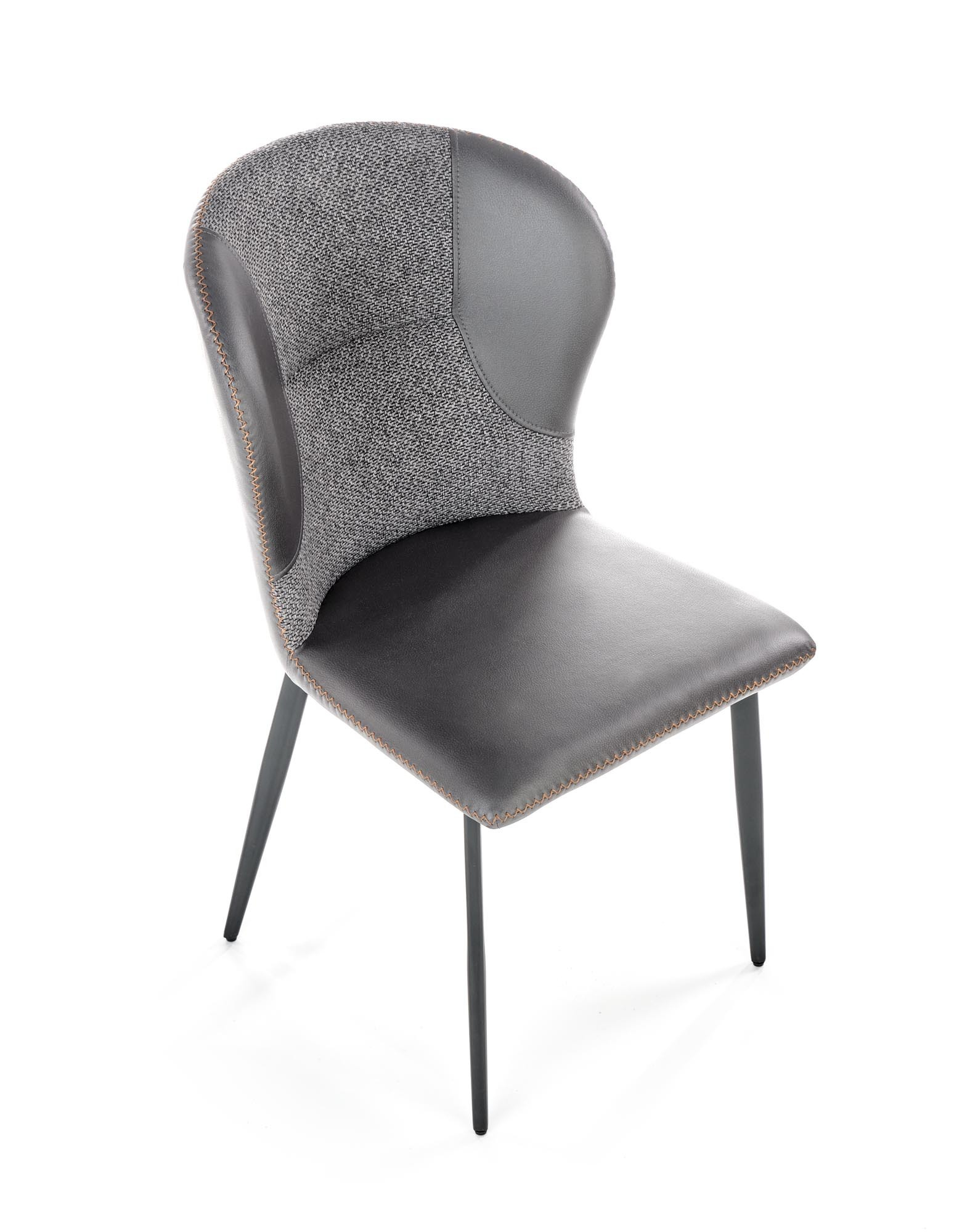 K466 krzesło ciemny popiel