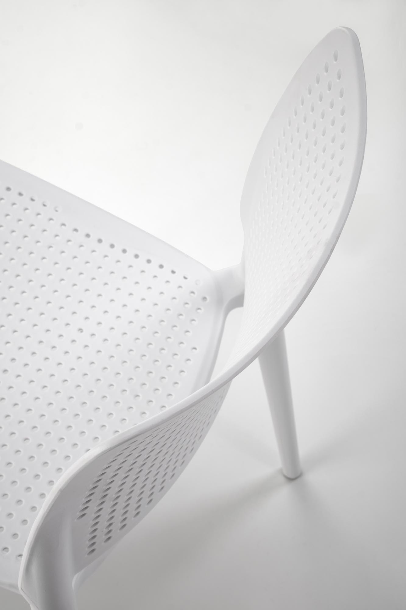 Krzesło z tworzywa K514 biały