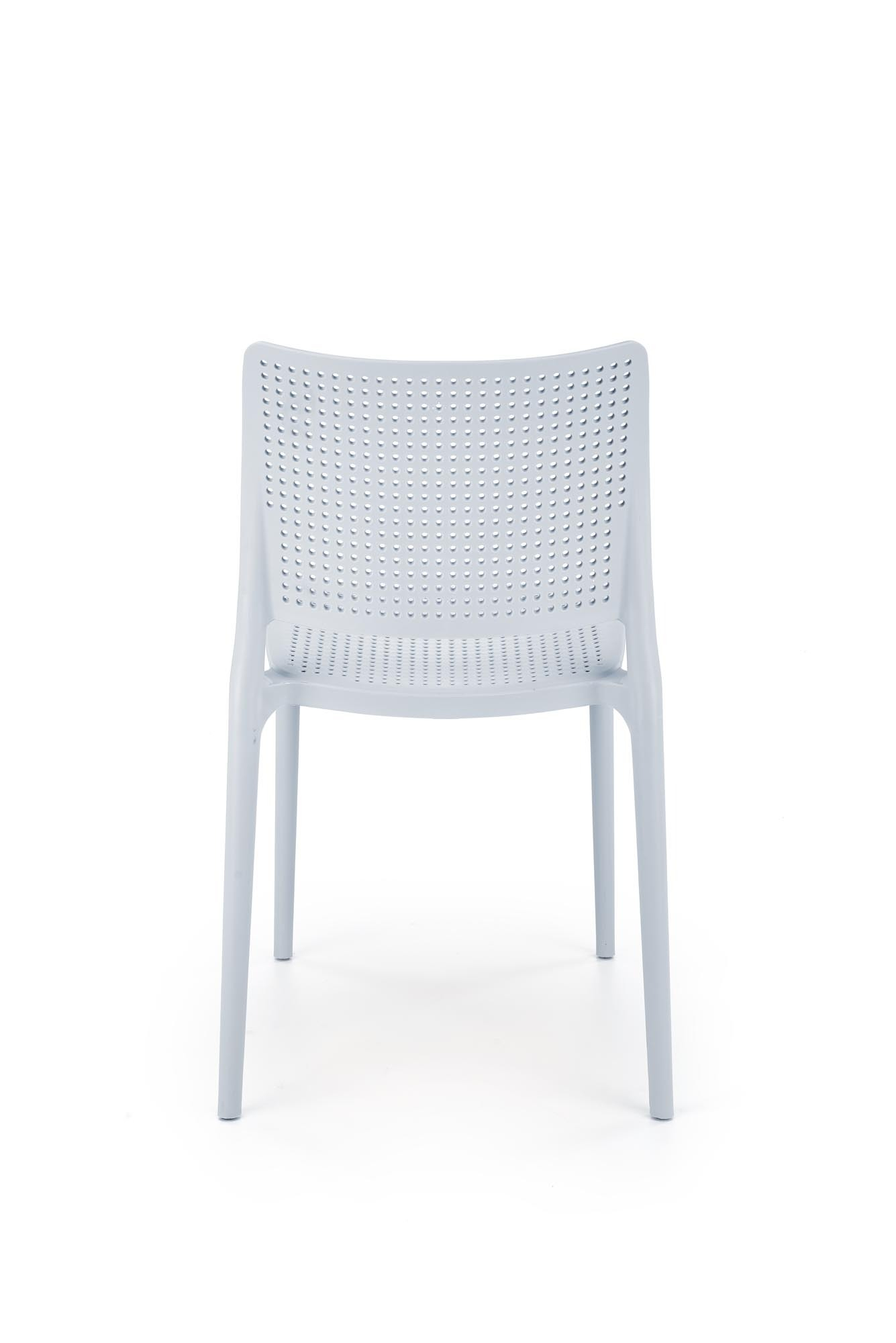Krzesło z tworzywa K514 kolor jasny niebieski