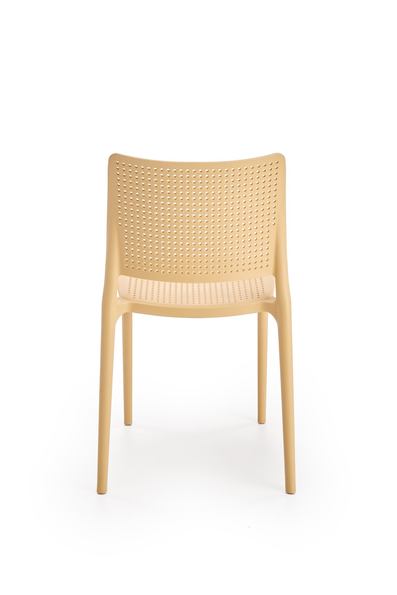Krzesło z tworzywa K514 kolor pomarańczowy