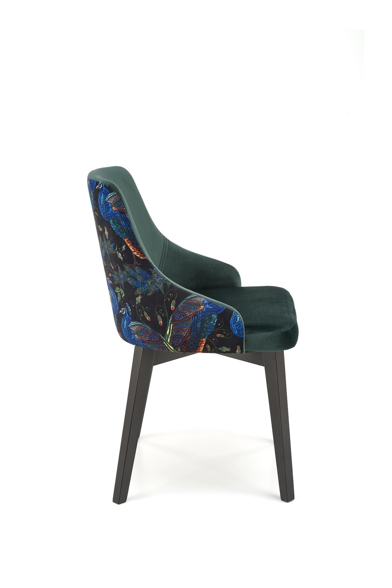 ENDO krzesło czarny / tap: BLUVEL 78 (c. zielony)