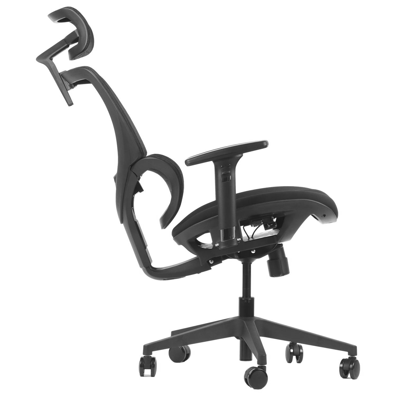 Fotel biurowy obrotowy ErgoLux S1 siedzisko tkaninowe