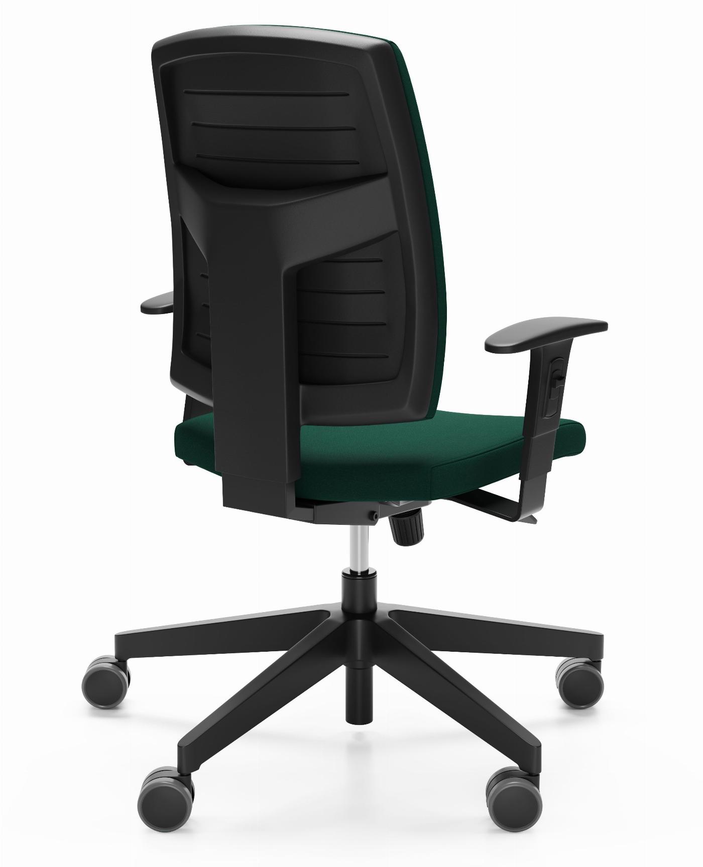 Krzesło obrotowe RAYA 21S P45PU NX11 BLA zielony