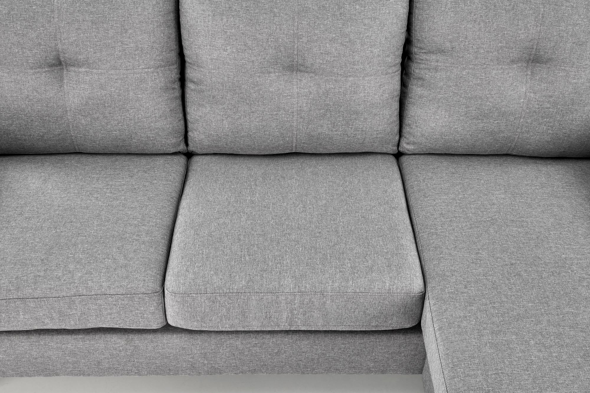 GERSON sofa z podnóżkiem, popielaty
