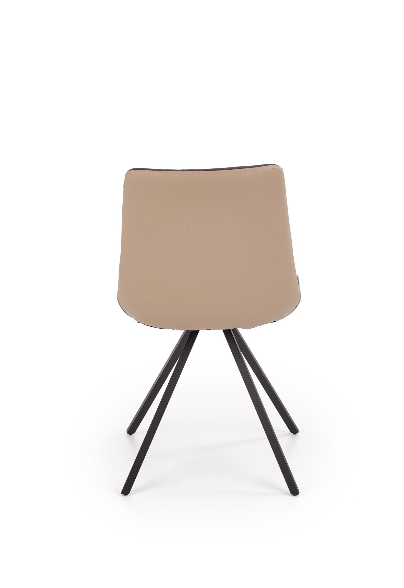 K394 krzesło brązowy / beżowy (2p=4szt)