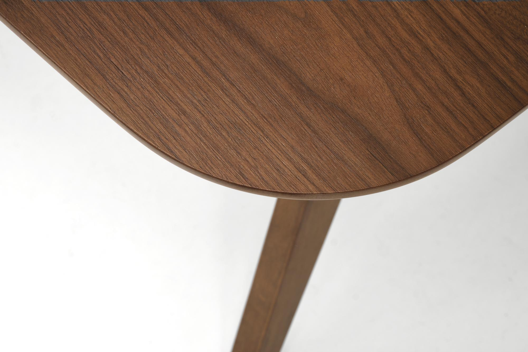 MIGUEL stół 160/90/75 cm, blat - orzechowy, noga - orzechowy