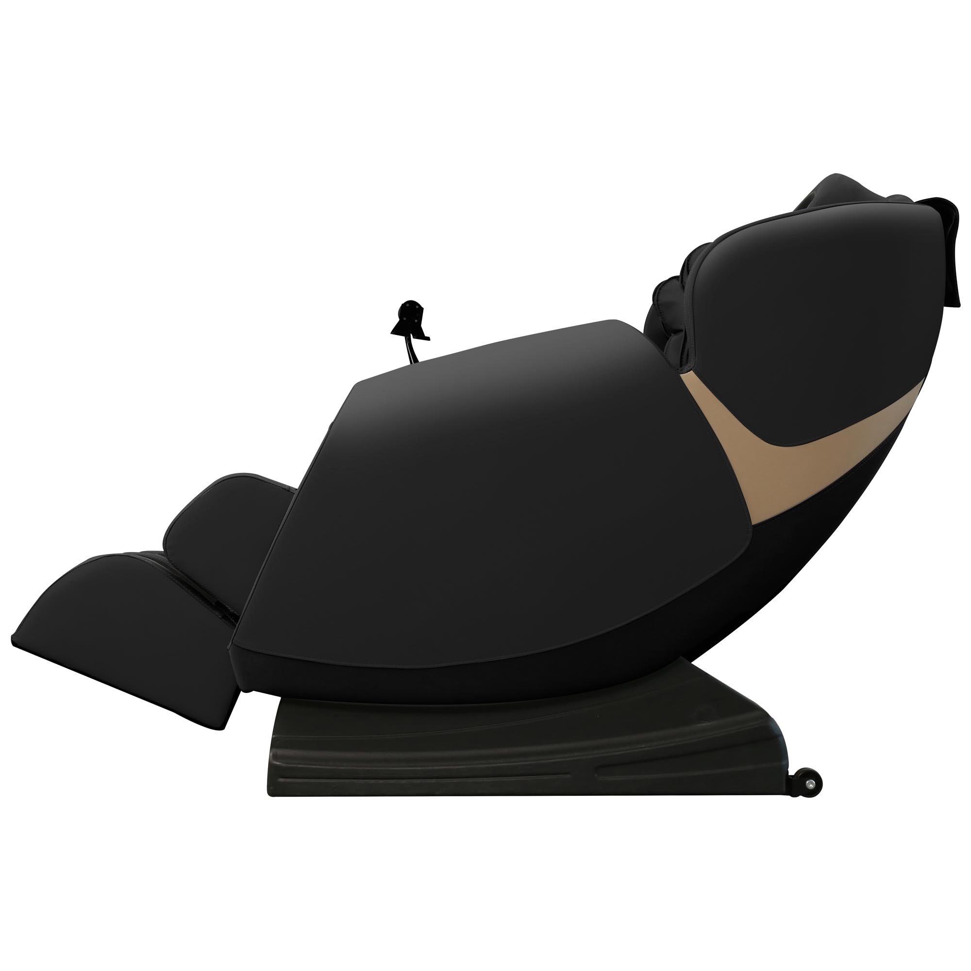 SOLARIA  fotel wypoczynkowy z funkcją masażu i podgrzewania, czarny
