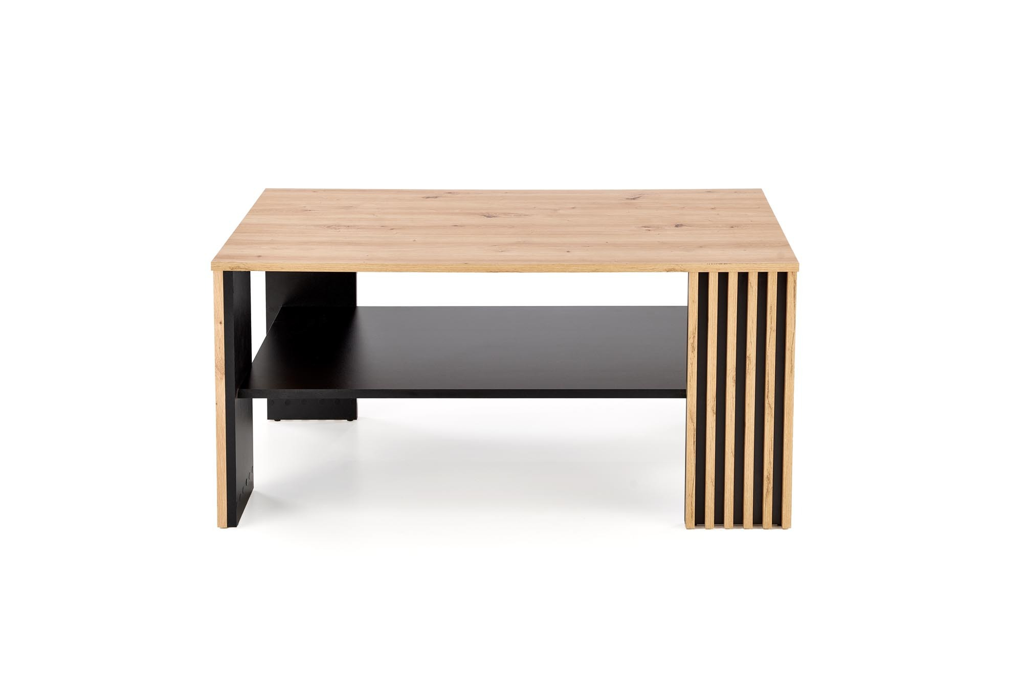 FEMINA ława dąb artisan/czarny