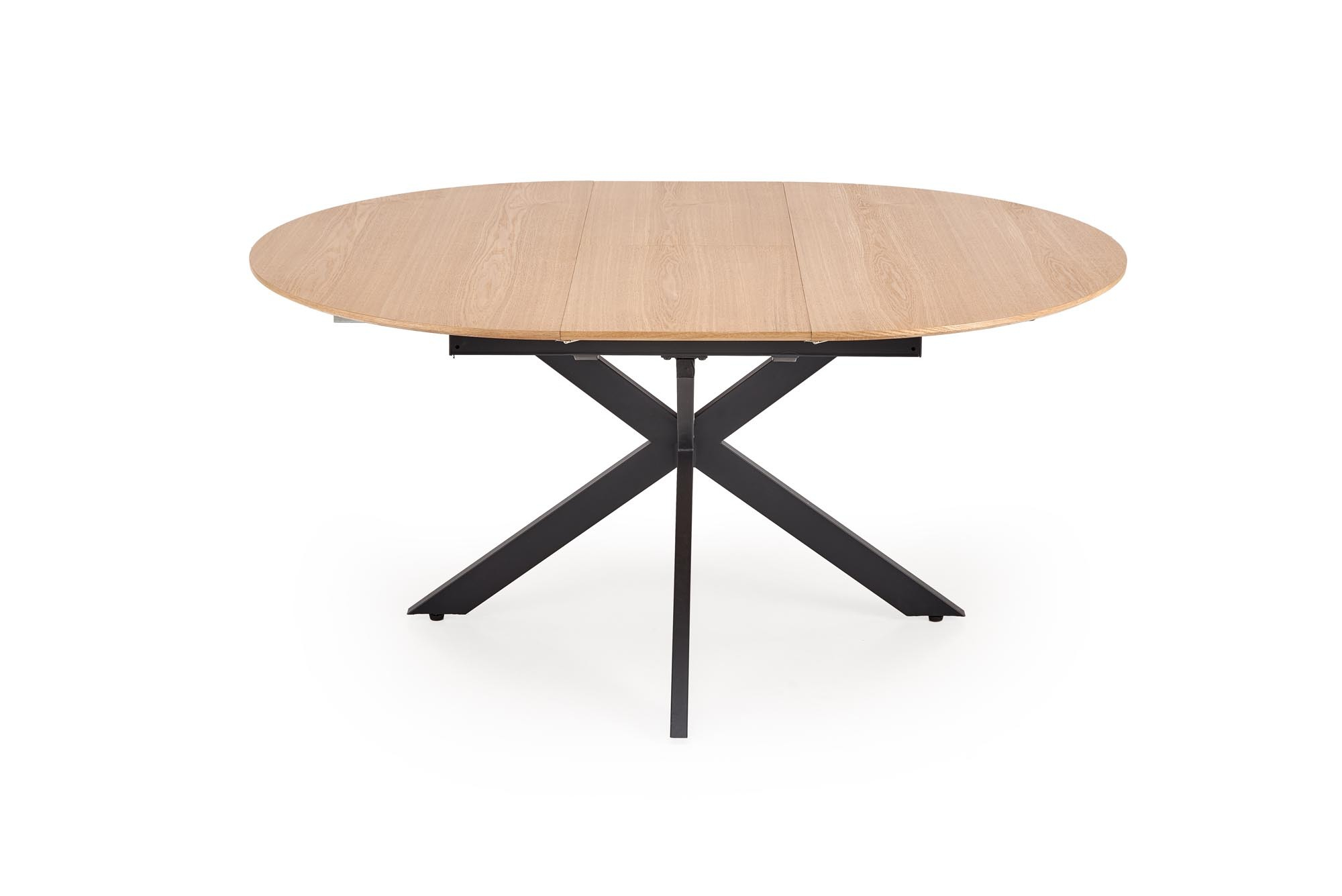 ACORD stół rozkładany 120-200/120/75 cm, naturalny / czarny