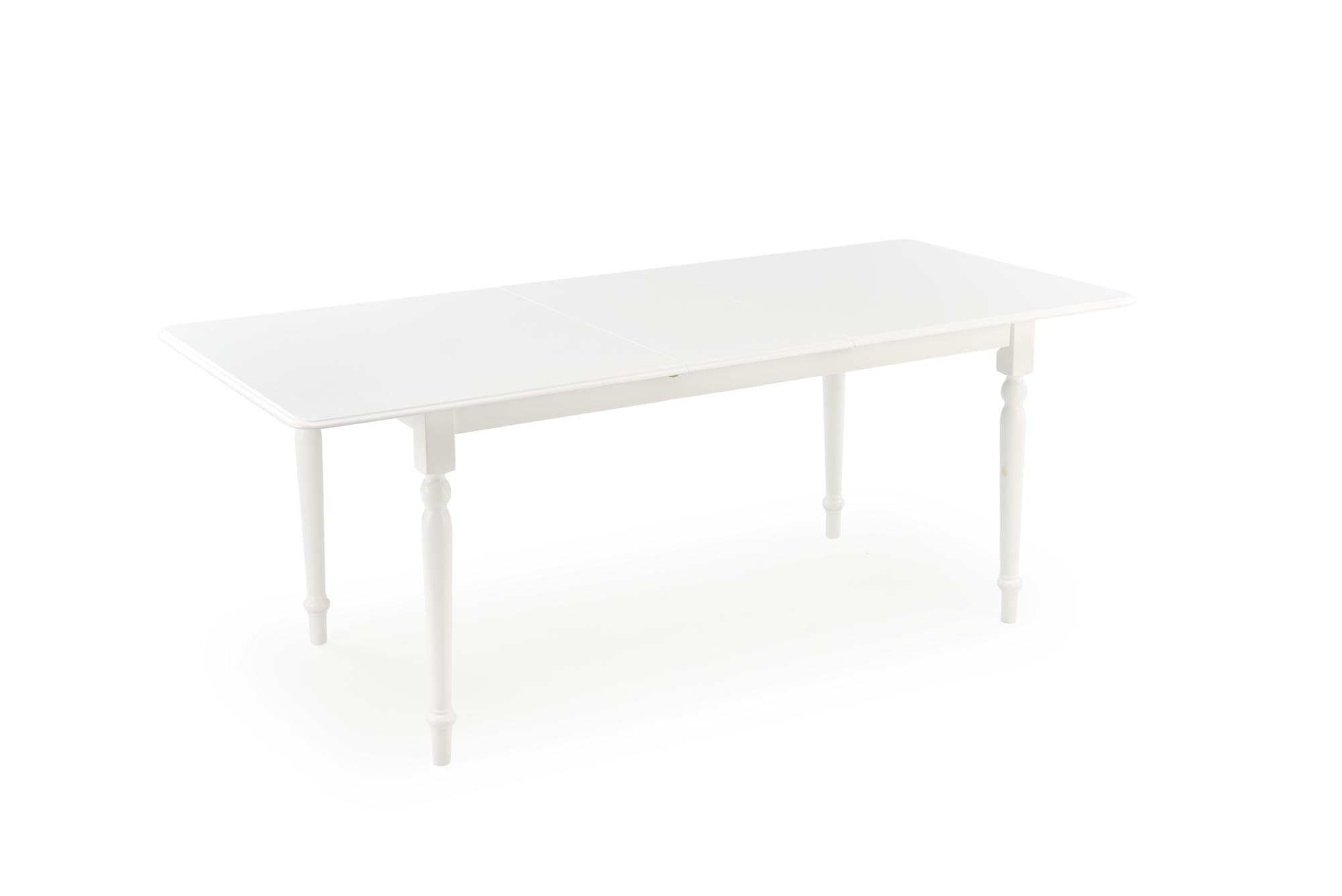 NELSON stół rozkładany 160-200/90/76 cm, biały