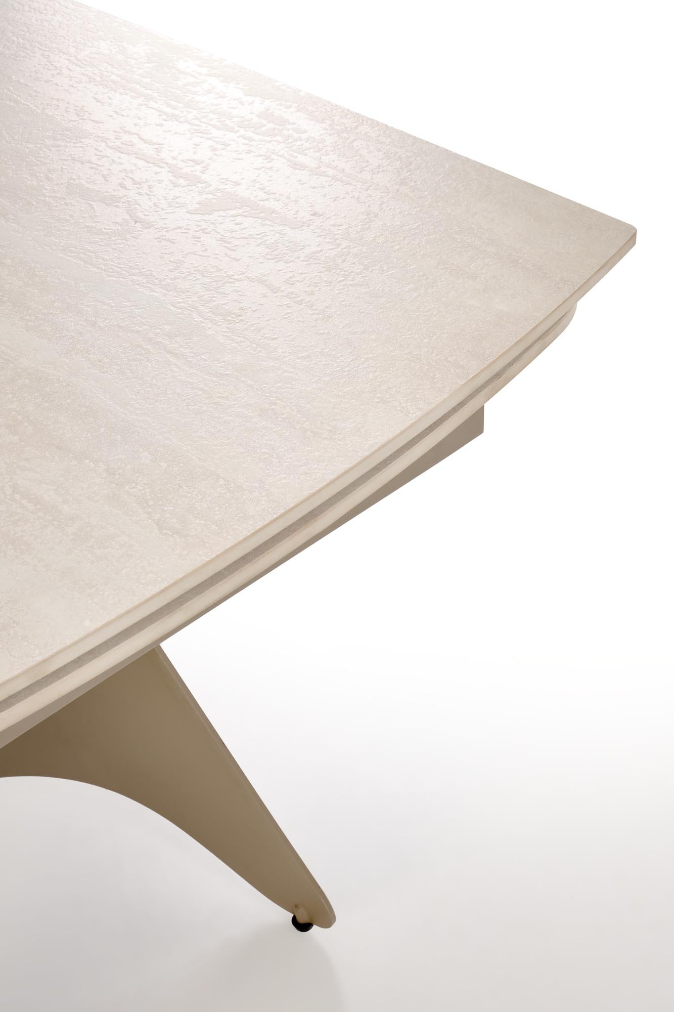 SALIX stół rozkładany 180-260/90/76 cm, trawertyn / kaszmir