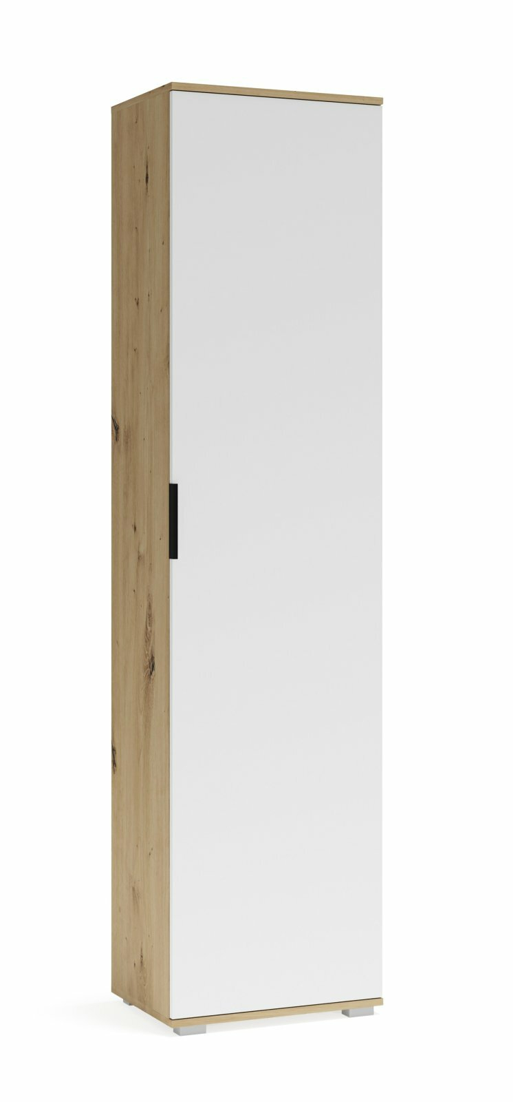 CLIF SL-50 szafa ubraniowa, dąb artisan / biały