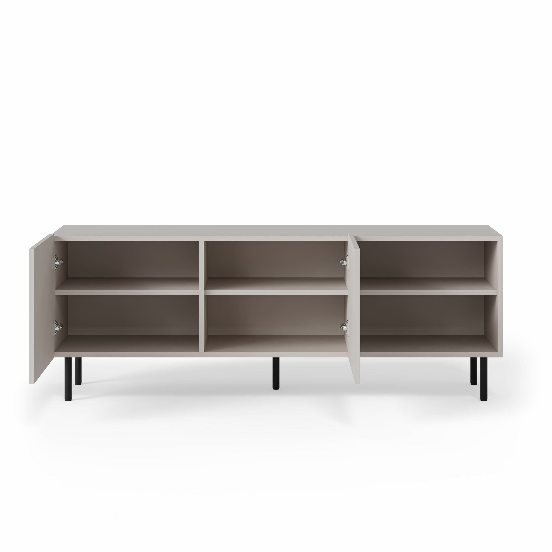PAXOS RTV-1 TV stolik RTV 150 cm, kolor: kaszmir - czarny