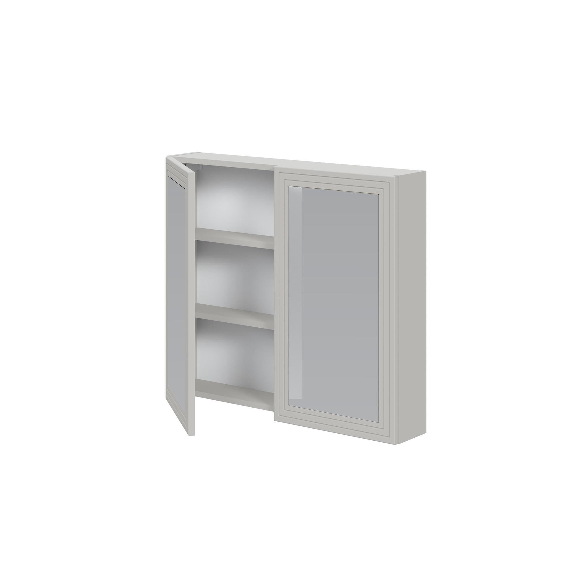TORETO Szafka lustrzana 70x80/2D (MDF ramiak) cashmere