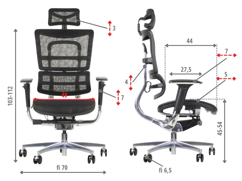 ErgoNew S8(2) siedzisko siatkowe