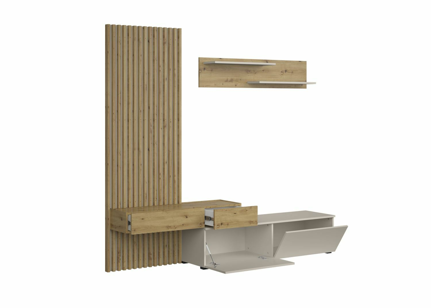 CAMINO zestaw mebli, kolor: dąb artisan - kaszmir