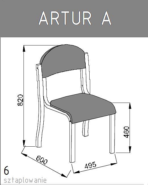 Krzesło konferencyjne Artur A