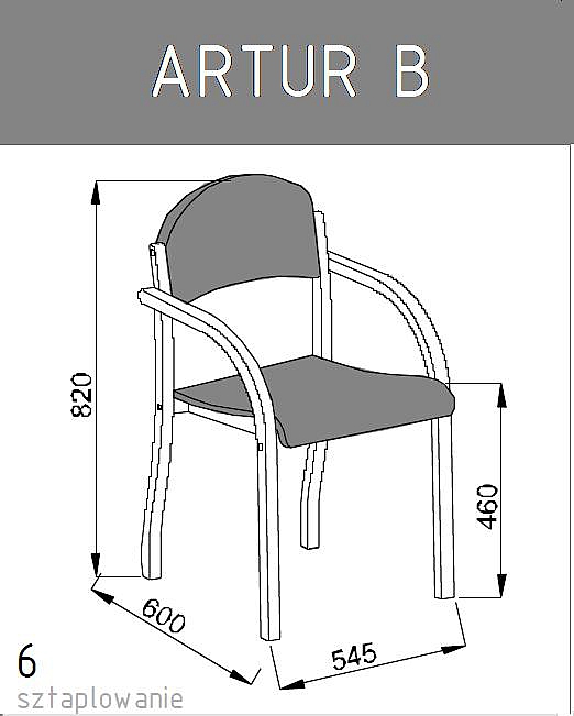 Krzesło konferencyjne Artur B