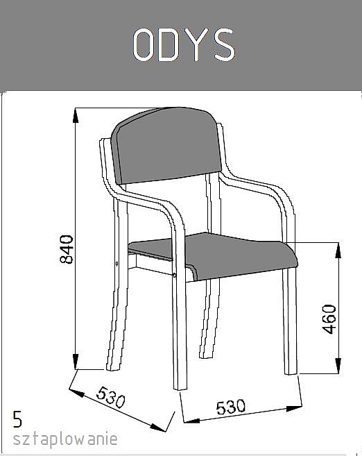 Krzesło konferencyjne Odys