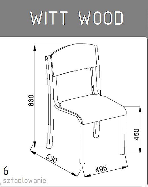 Krzesło konferencyjne Witt Wood