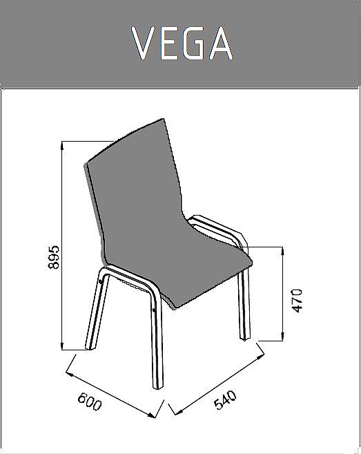 Krzesło konferencyjne Vega