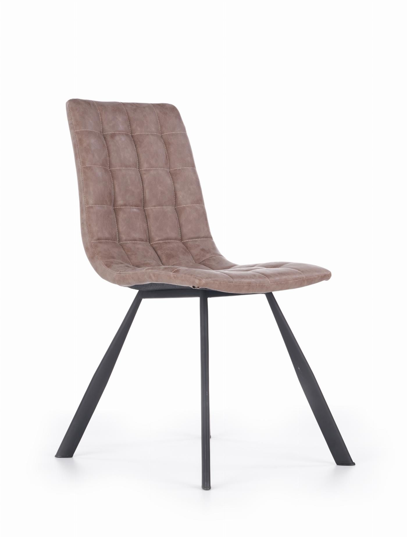 K280 krzesło brązowy / czarny