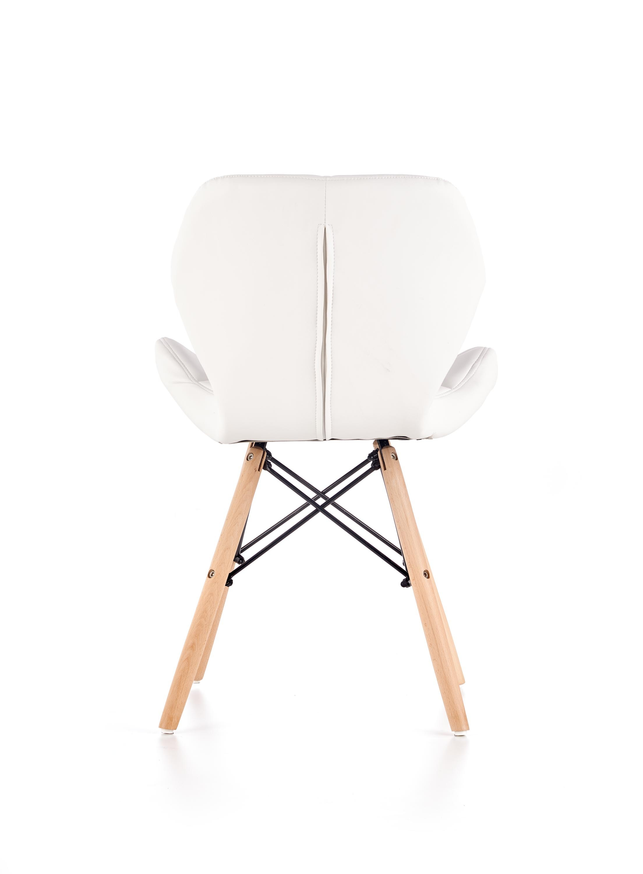 K281 krzesło biały / buk