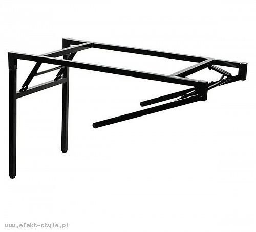 Stelaż składany do stołu i biurka 24C-P czarny - 116x56 cm