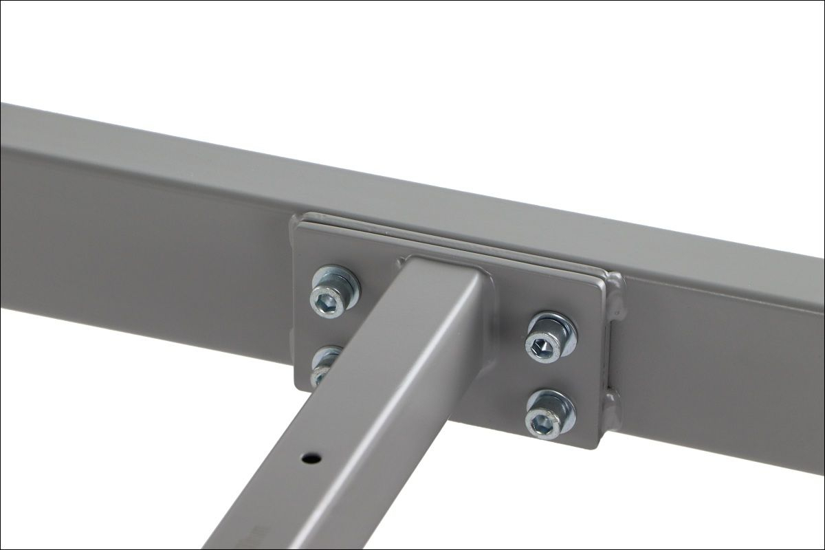 Stelaż skręcany do stołu i biurka NY-131A/80 aluminium 