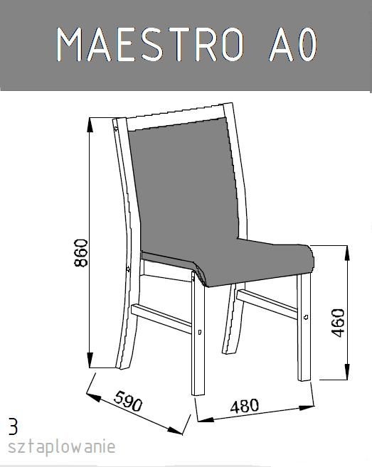 Krzesło konferencyjne MAESTRO A0