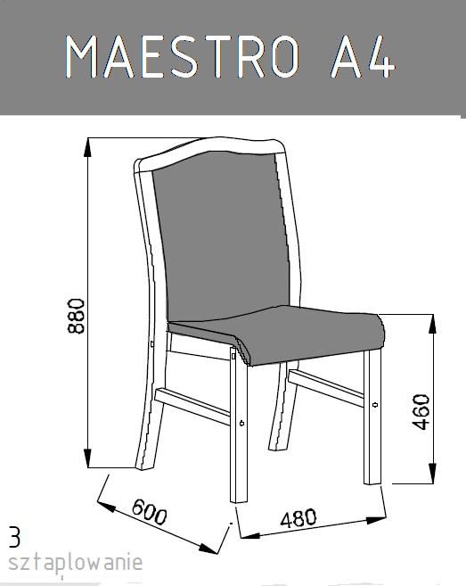 Krzesło konferencyjne MAESTRO A4