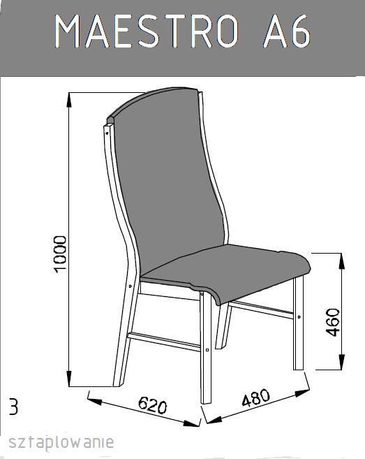 Krzesło konferencyjne MAESTRO A6