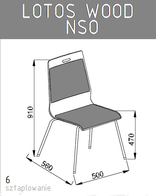 Krzesło konferencyjne Lotos Wood NSO