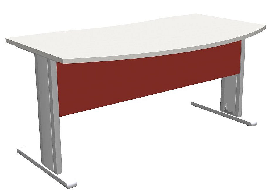 Biurko PB40M stelaż metalowy 160x90x75h