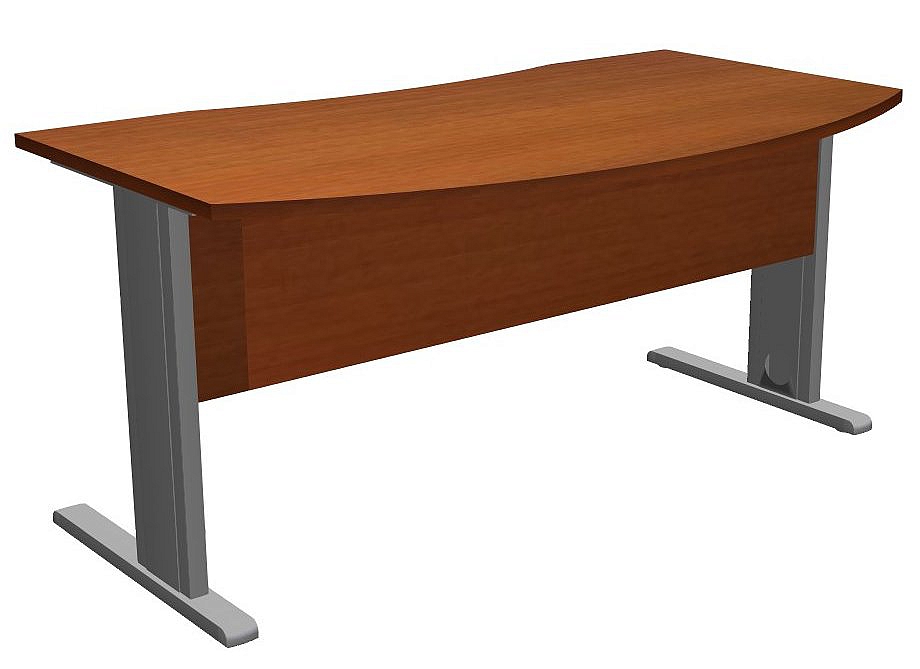 Biurko PB40M stelaż metalowy 160x90x75h