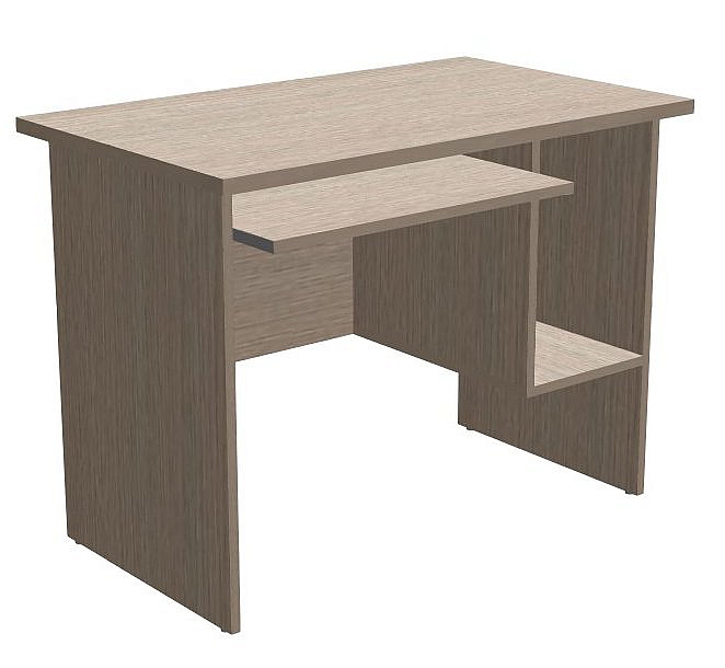 Biurko komputerowe PB42 stelaż płytowy 100x60x75h